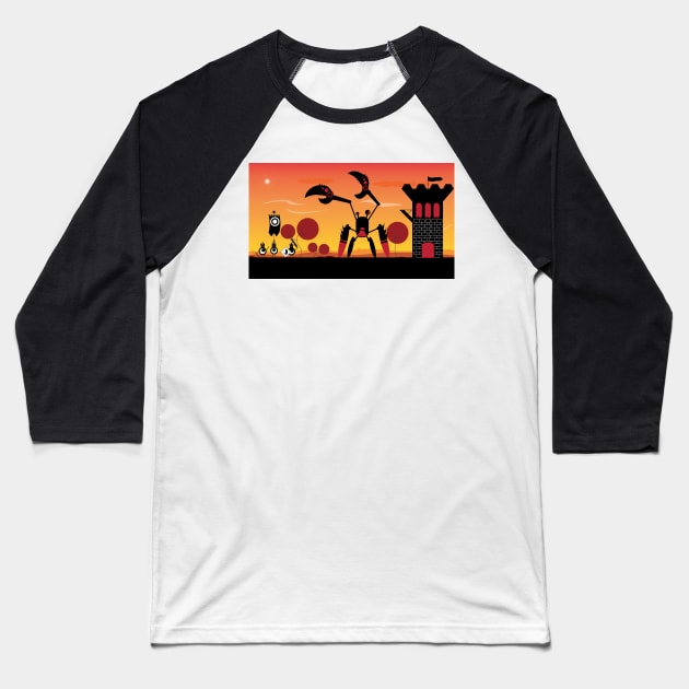 Patapon battle at dawn Baseball T-Shirt by NightArk